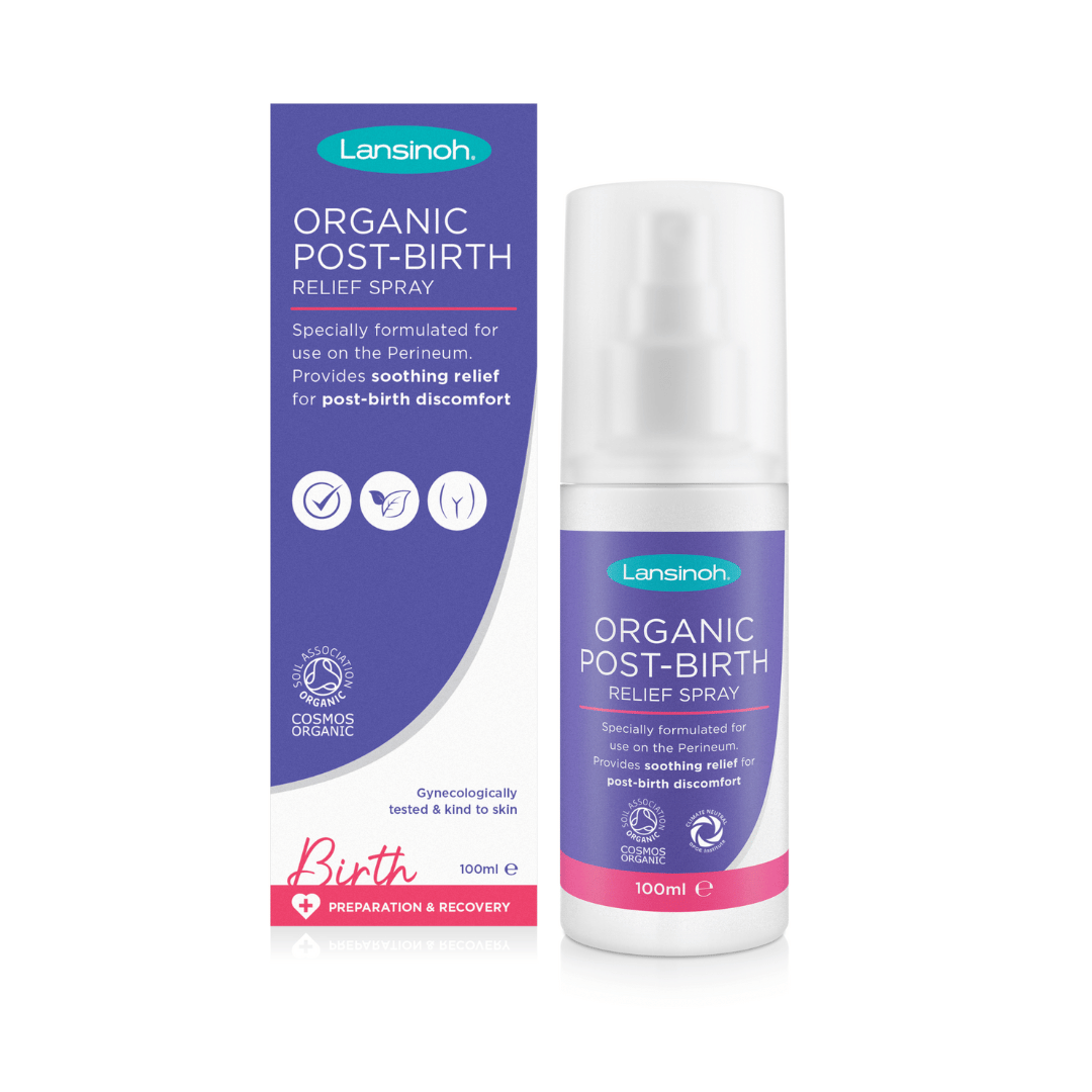 Lansinoh Post-Birth Relief Spray to soothe postpartum discomfort